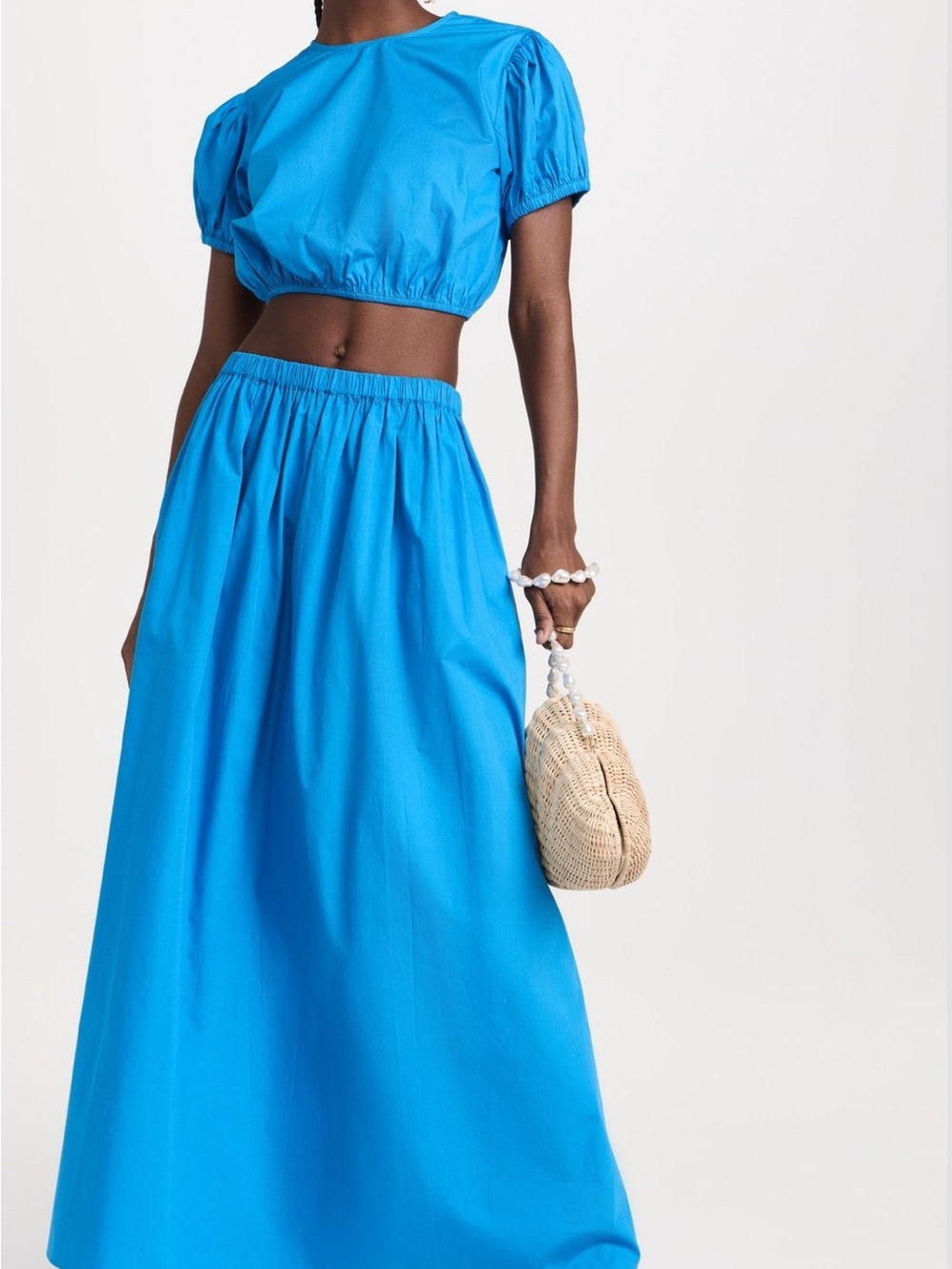 Playa Lucila matching set Bright Blue. 100% cotton